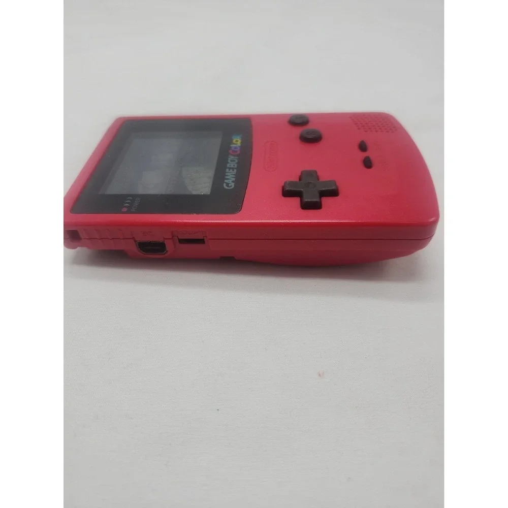 Nintendo GameBoy Color GBC Berry Red System CGB-001 Tested With A Game